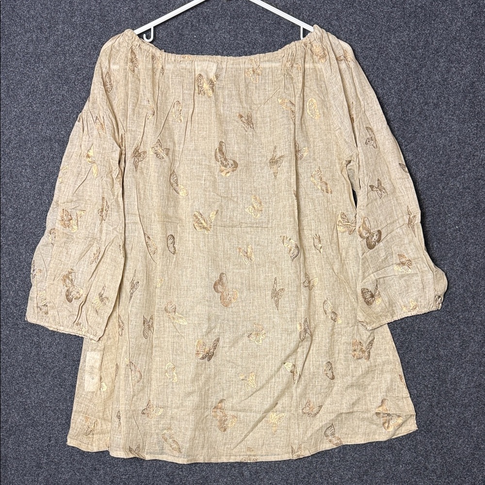Chic Beige Women's Blouse